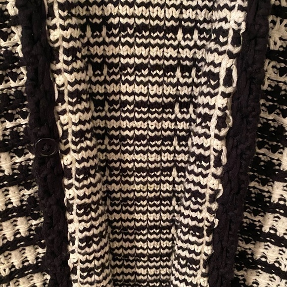 Maje black and white knit cardigan - Picture 16 of 16
